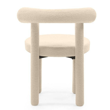 Sedia da pranzo PERER III 2.0 Crema Boucle