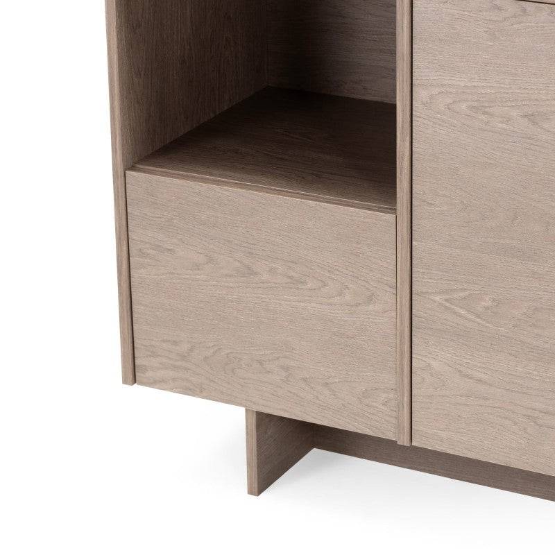 Cassettiera ANSO 4 Ante - Rovere Perlato