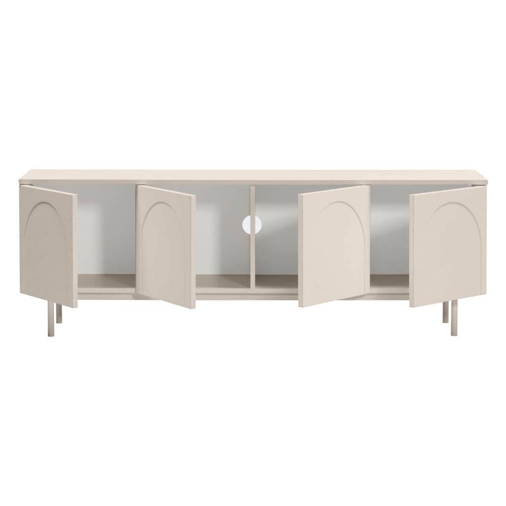 Mobile TV AESTHETIC quattro ante, cashmere