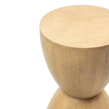 Tavolino Laterale HORSA 35 cm, Legno di Mango