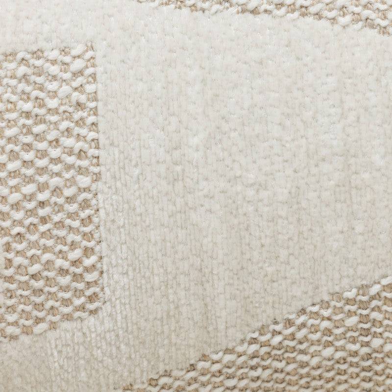 Sessel MARABELL, abgerundete Formen, beige/creme, Nussbaum