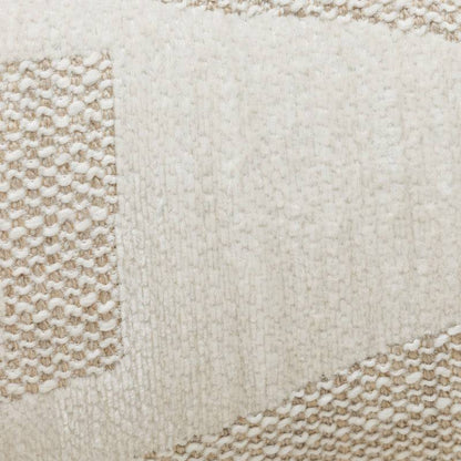 Sessel MARABELL, abgerundete Formen, beige/creme, Nussbaum