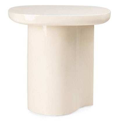 Tavolino laterale PUREL 50 cm, beige chiaro