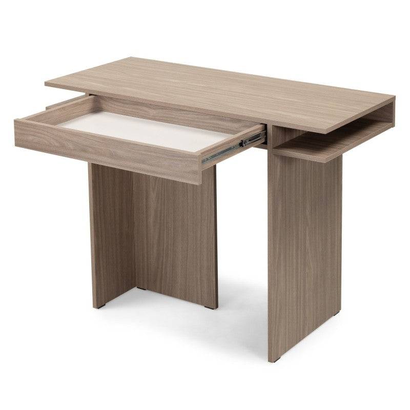 Scrivania/Console ANSO con cassetto, quercia perla
