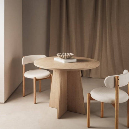 Tavolo da pranzo rotondo CRANE II 100 cm Rovere