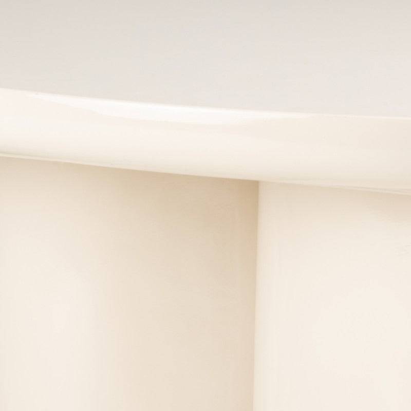 Tavolo PUREL 80 cm Beige Chiaro Lucido