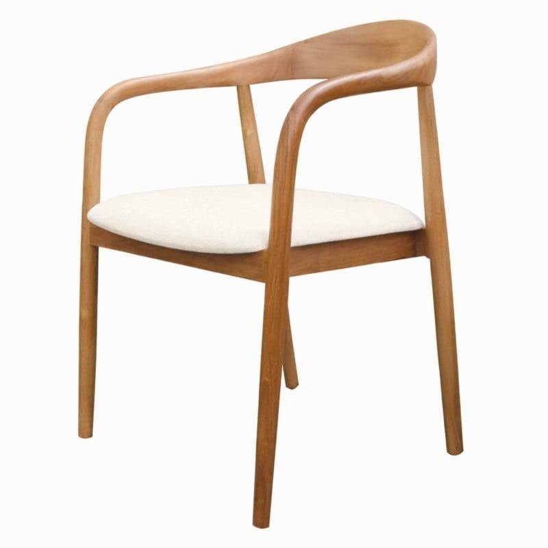 Sedia UDVIKA 2.0, legno naturale/panna