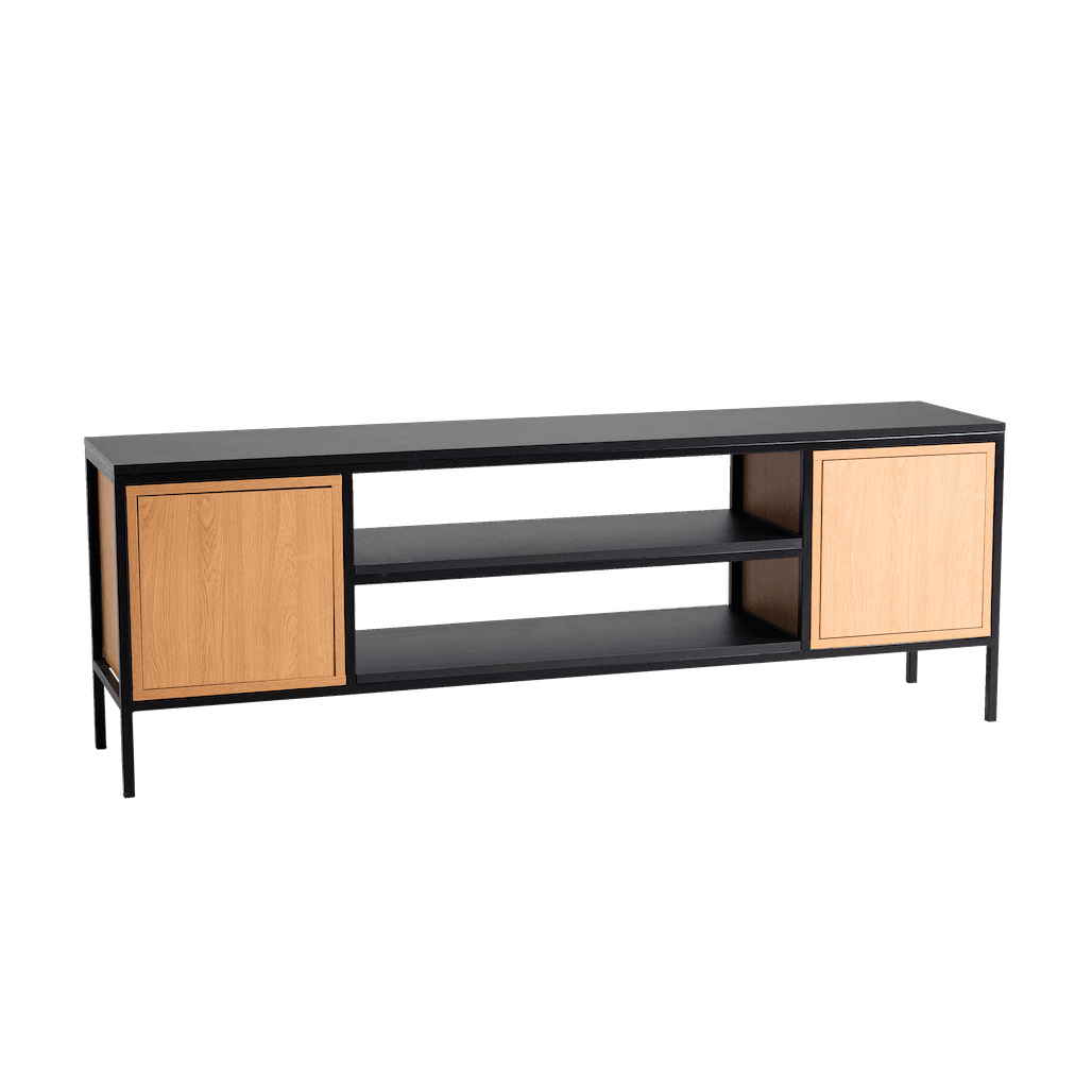 Scaffale RTV SKAP 3R1 con Sportello - nero