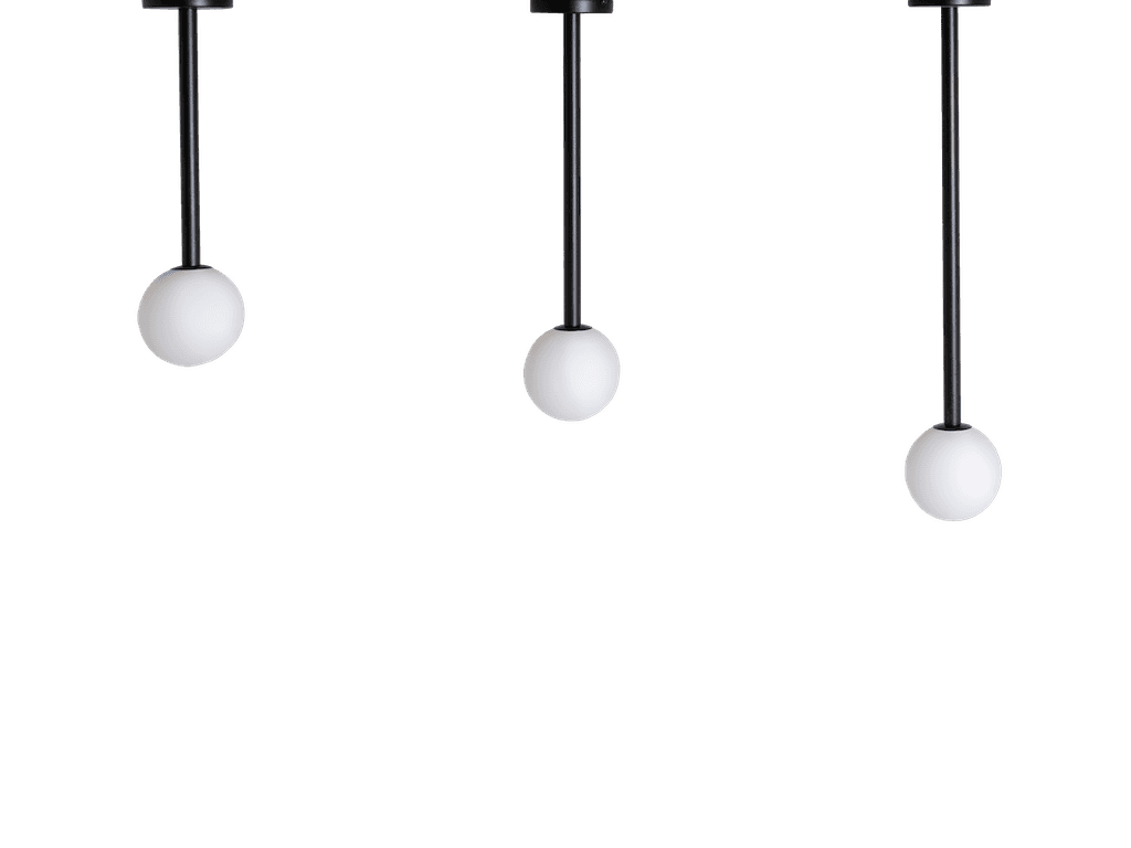 Lampada a soffitto SODO M - Nero