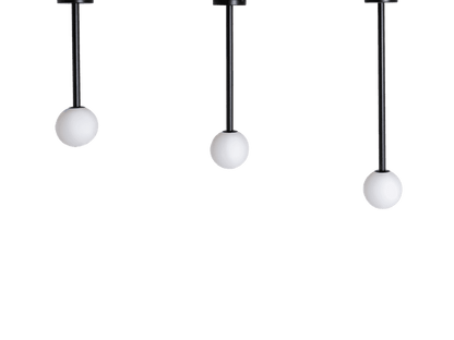 Lampada a soffitto SODO M - Nero