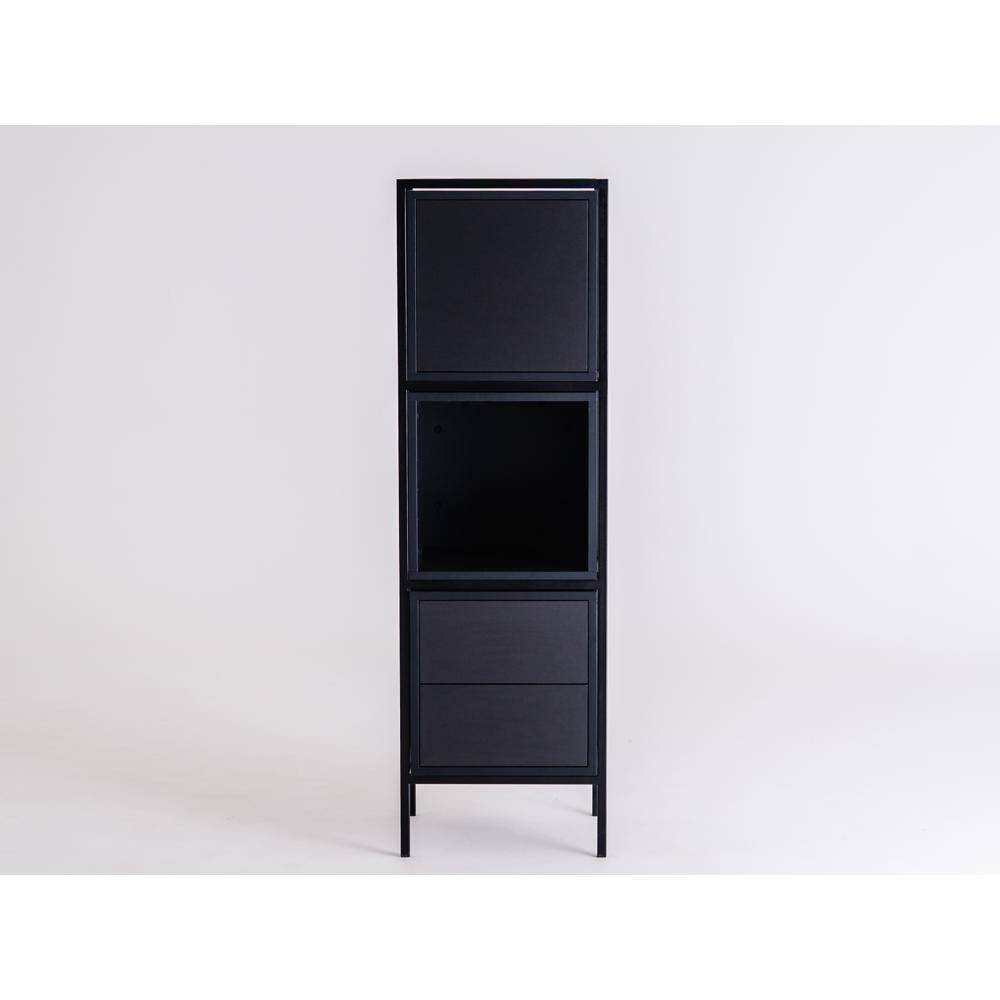 Rack SKAP Schwarz - 1 Regalboden 3 Mix