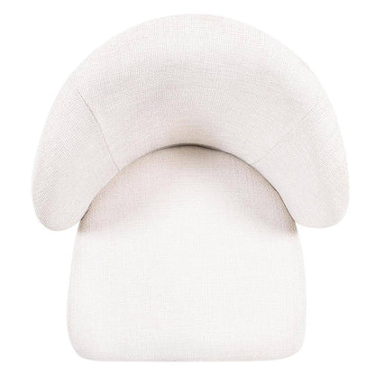 Sedia da pranzo LUEUR, beige chiaro, gambe nere