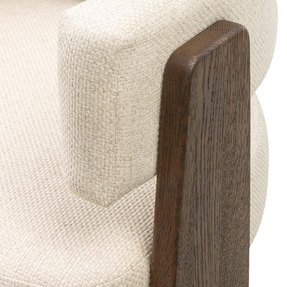 Sedia da Pranzo MOCHA Beige e Rovere Mocha