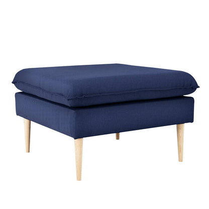Pouf POSH WOOD - Ink, Legno Naturale