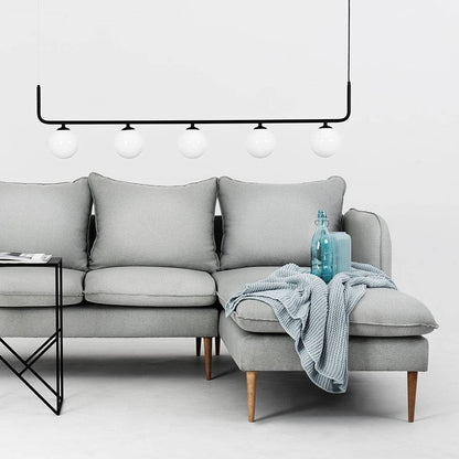 Divano Angolare POSH P WOOD Platino