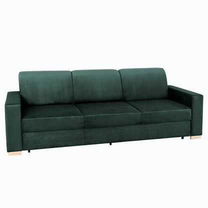 Divano letto STABLE 3 posti - avocado, naturale