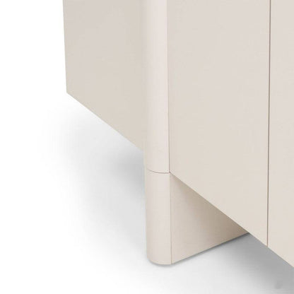 Kommode OSSM Cashmere mit 4 Türen und abgerundeten Fronten