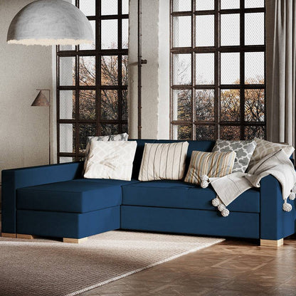 Ecksofa mit Schlaffunktion STABLE L - Chokeberry