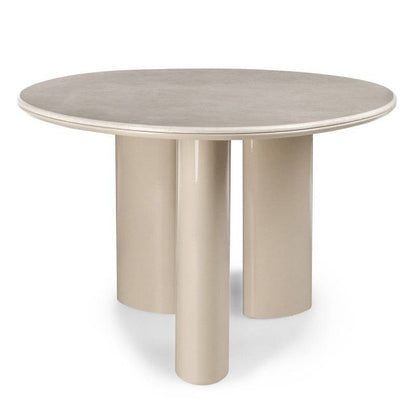 RIONA Tavolo da Pranzo 160 cm, Beige Chiaro/Marmo