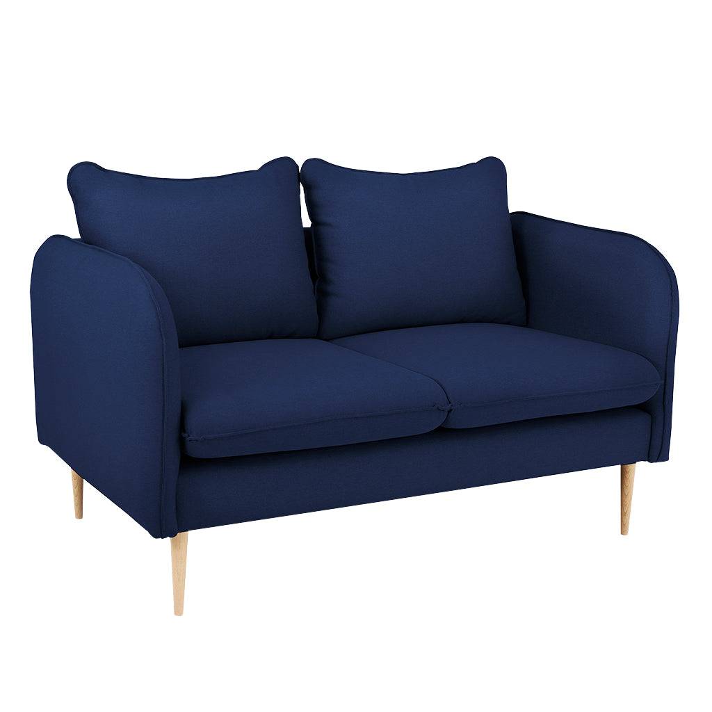 Sofa POSH WOOD 2-Sitzer - Tinte, Natur