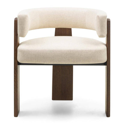 Sedia da Pranzo MOCHA Beige e Rovere Mocha