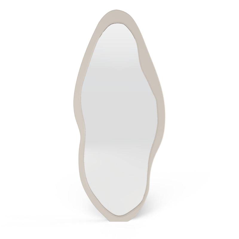 Specchio MARIMAR 180x80 cm, forma irregolare, beige chiaro