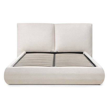UNAR Polsterbett 160x200 cm mit Bettkasten beige