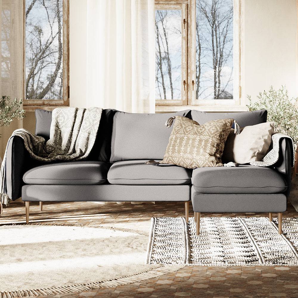 Ecksofa POSH P WOOD Stahl