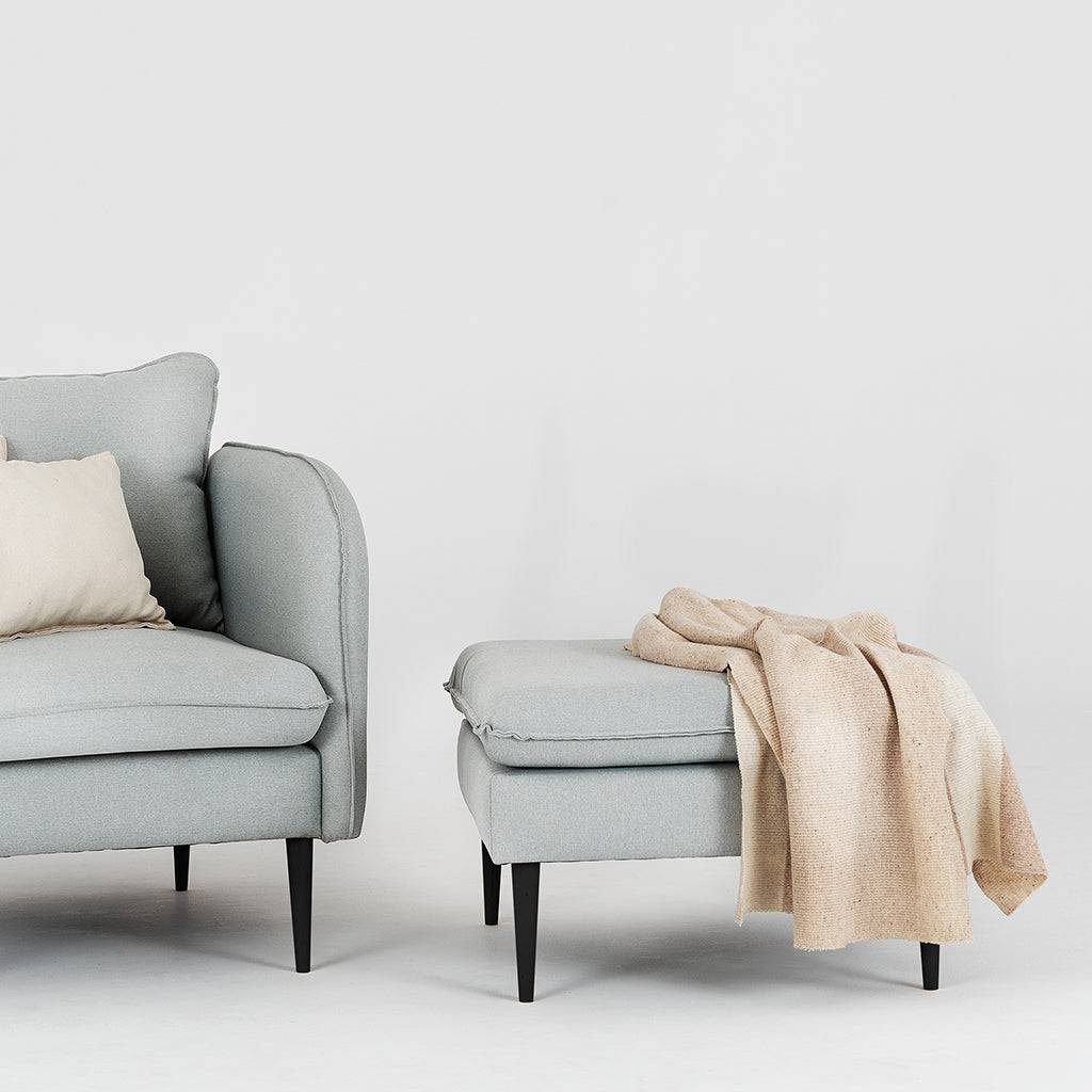 Pouf POSH Nero - Platino