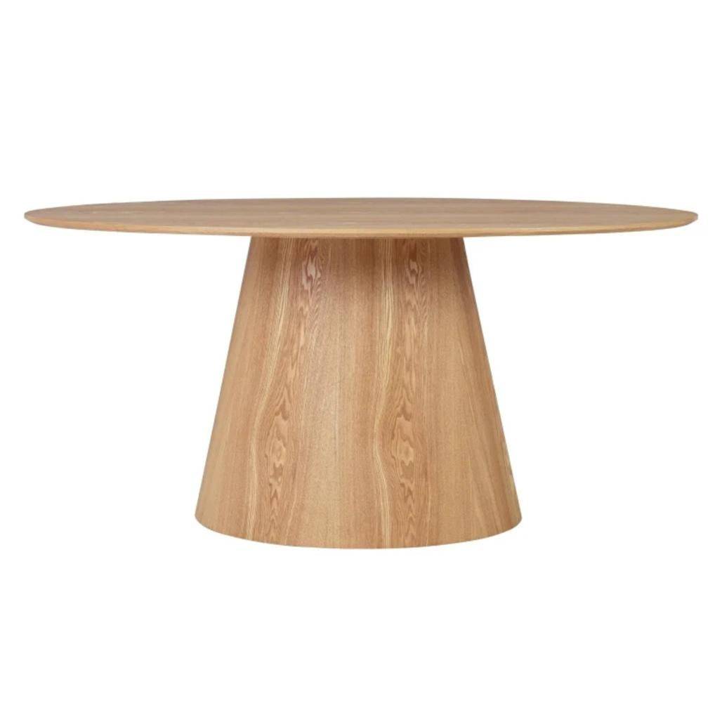 Ovaler Esstisch NOEL 160 cm, Esche Natur