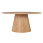 NOEL oval dining table 160 cm, natural ash