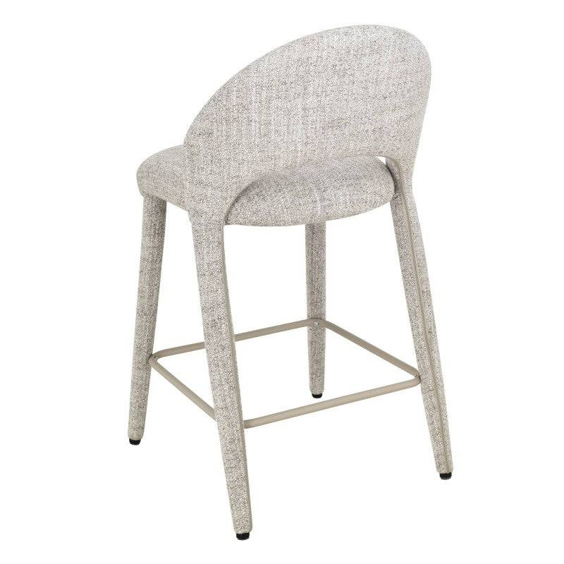 Barhocker LLAT, beige-braun