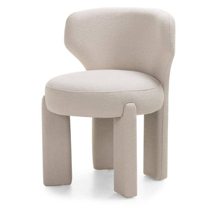 Polsterstuhl SELEN, creme, Bouclé