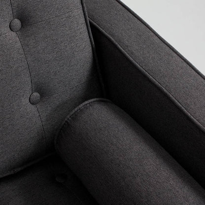 Schlafsofa TOPIC WOOD, Carbon, Naturholz