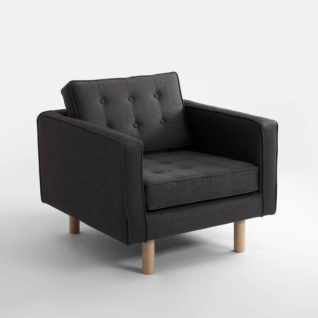 Sessel TOPIC WOOD, Carbon, Naturholz