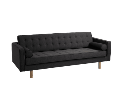 Schlafsofa TOPIC WOOD, Carbon, Naturholz