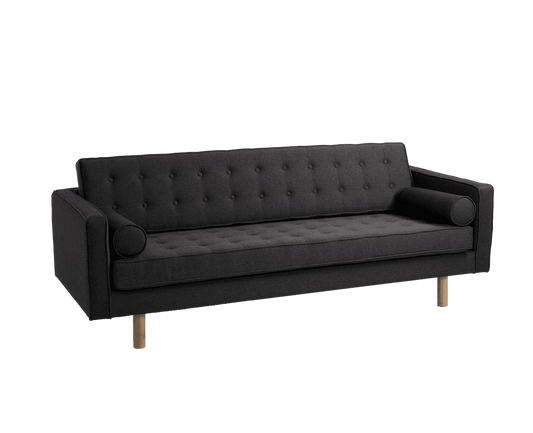 Schlafsofa TOPIC WOOD, Carbon, Naturholz