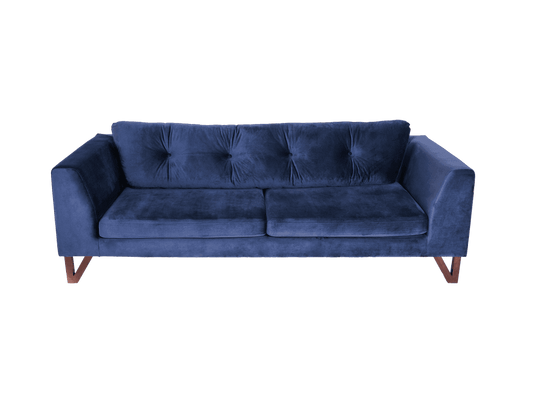 WILLY 3-seater sofa bed - chokeberry, nutty