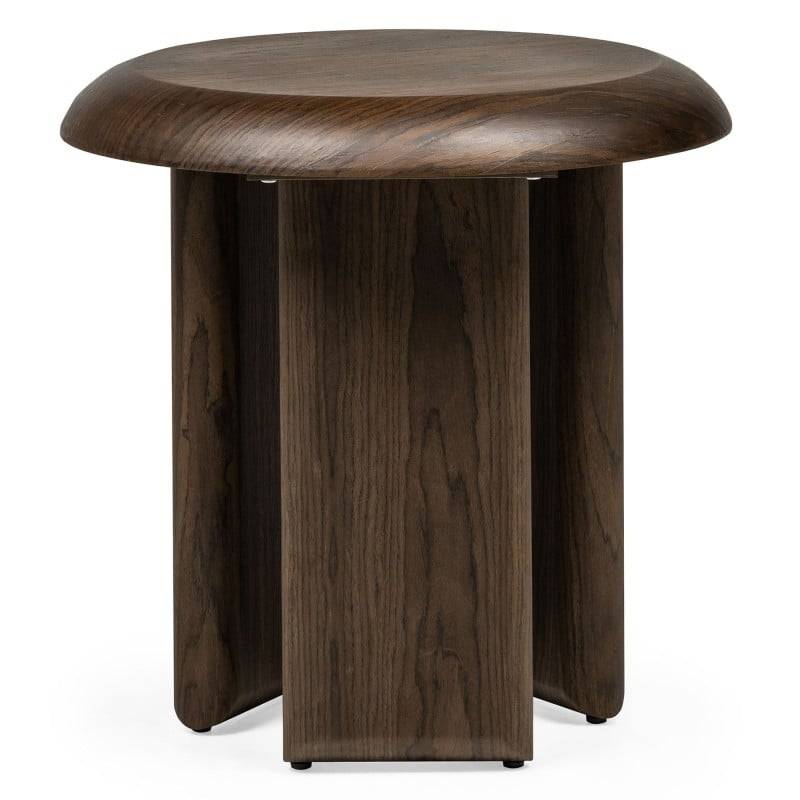 Beistelltisch EOK 50 cm, dunkel Nussbaum