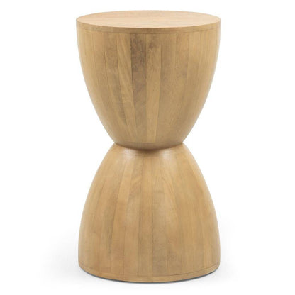 Tavolino Laterale HORSA 35 cm, Legno di Mango