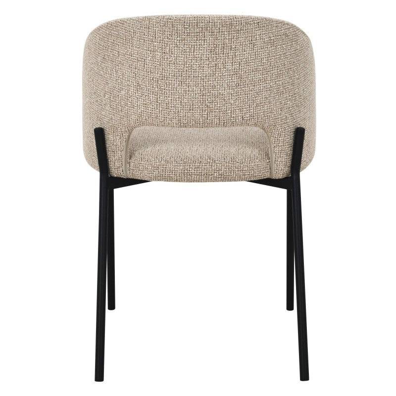Sedia MORES con apertura schienale, beige melange