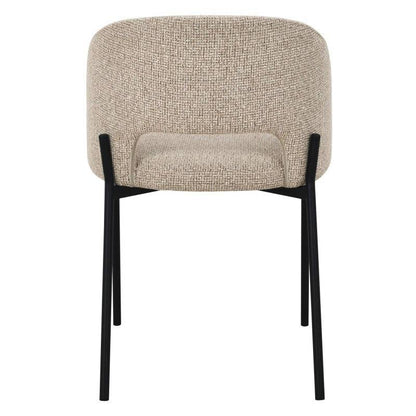 Sedia MORES con apertura schienale, beige melange