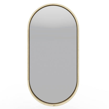 Specchio SIMPLE 45x90 cm, forma ovale, legno naturale