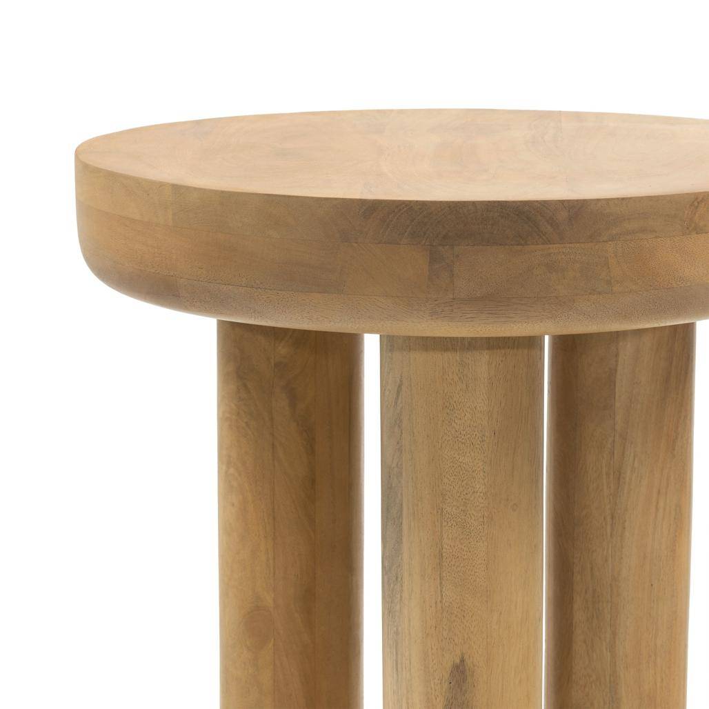 Beistelltisch, rund, 50 cm LANG, Mangoholz