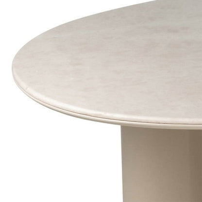 RIONA Tavolo da Pranzo 160 cm, Beige Chiaro/Marmo