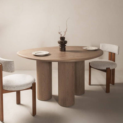 VISPI Esstisch 140 cm, Nussbaum