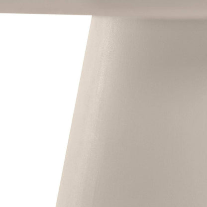 Tavolo da pranzo ADEL 120 cm rotondo, ecru microcemento
