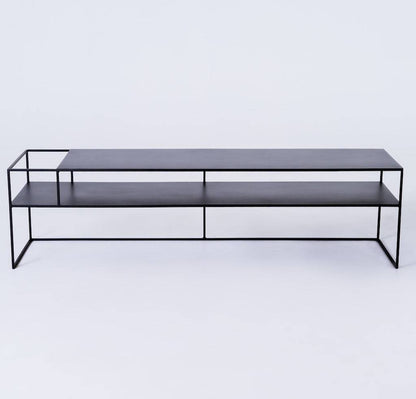 Tavolo RTV SENSO FLOWER METAL 170x45 L - nero