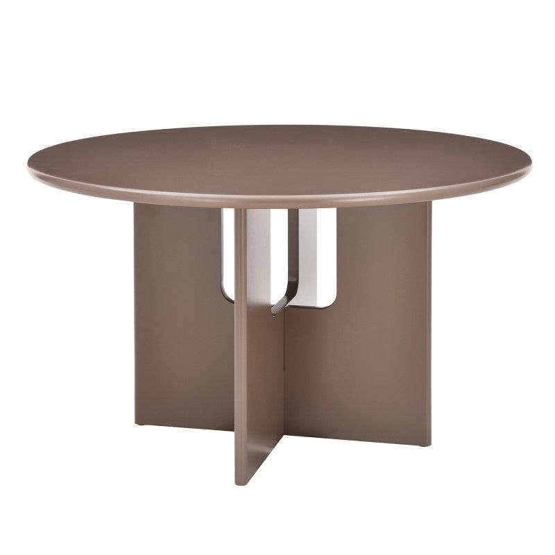 Tavolo da pranzo HOLL, 120 cm rotondo, marrone