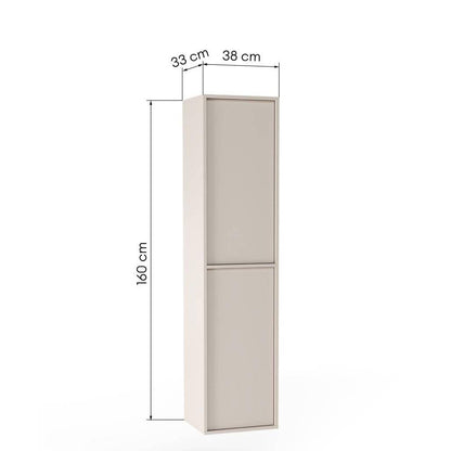 Mobile bagno PLANCK, colonna, cashmere